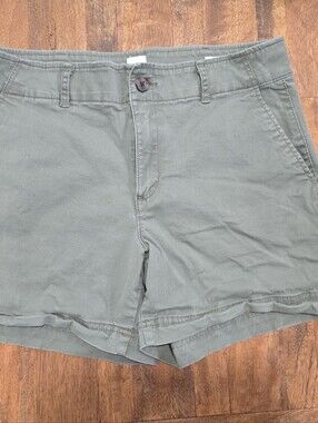 GAP Women's Olive Green Chino Shorts